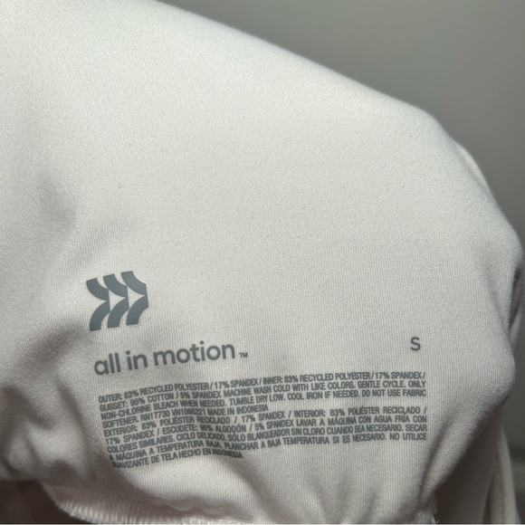 White Target Tennis Workout Athletic Dress - Picture 4 of 4